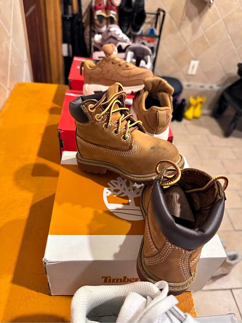 Timberland 6-Inch Waterproof Boot Waterproof Boots Brown US 5.5 TODDLER